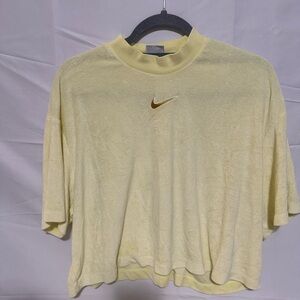 Nike Women's Short Sleeve Tee in Soft Yellow